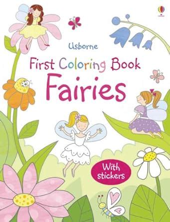 Usborne First Coloring Book Fairies : Greenwell, Jessica, Cottrell ...