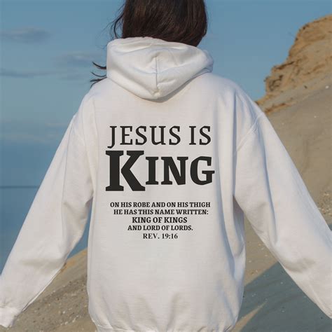 Jesus is king hoodie – Artofit