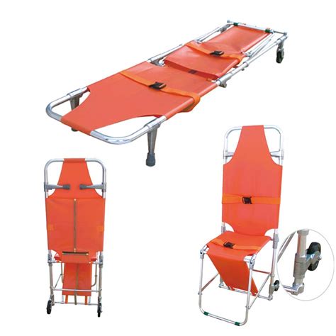 Buy YLKCU Emergency Rescue Stretcher Aluminum Folding Chair Stretcher ...