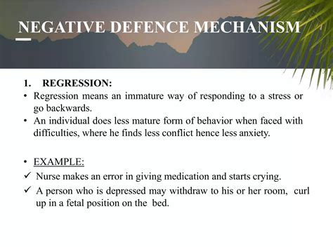 Defense mechanism | PPTX
