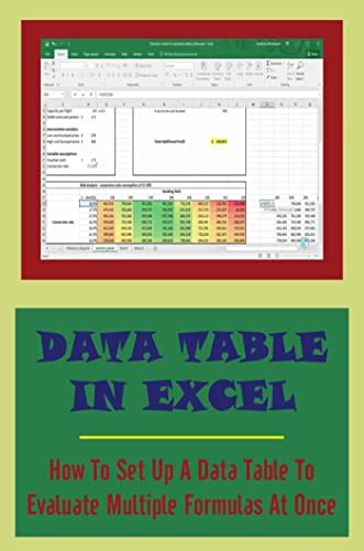 Data Table In Excel: How To Set Up A Data Table To Evaluate Multiple ...