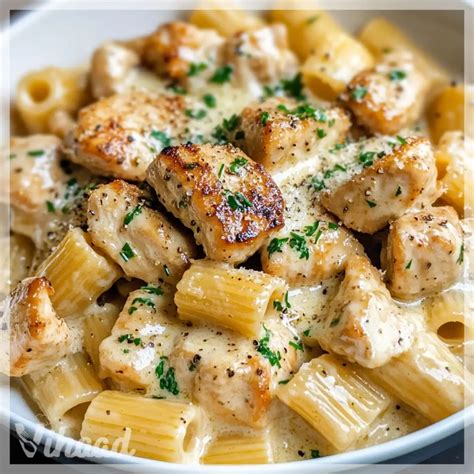Creamy Garlic Butter Chicken and Rigatoni in Parmesan Sauce – Vihaad ...