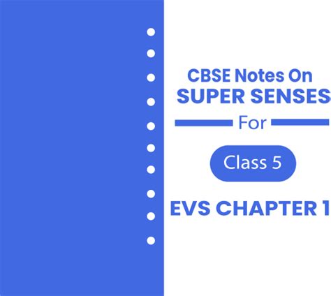 Class 5th Science Chapter Super Sense 的图像结果