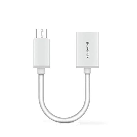 ULTRAPROLINK OTG Adapter & Cable | 15cm White Color | for Micro USB ...