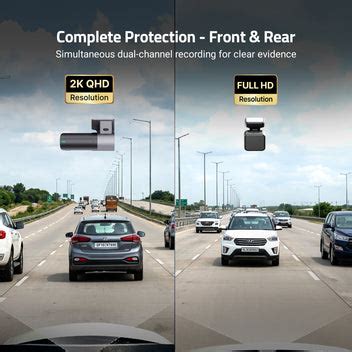 Qubo Dashcam Pro 2K Front & Rear Camera for Cars – Qubo India