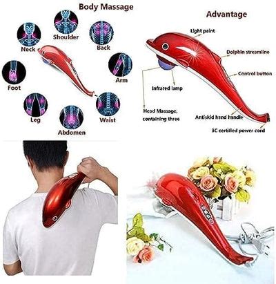 Electric Dolphin Handheld Massager with Vibration