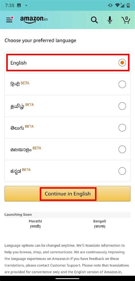 Amazon.com Language Settings 的图像结果
