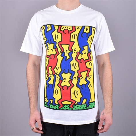 Diamond Supply Co. x Keith Haring Fingers Crossed T-Shirt - White ...