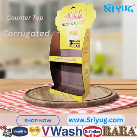 Corrugated Cardboard Display Stand - Multiple Pockets Corrugated ...