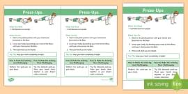 Arm Circles Circuit Card Pupil Knowledge Sheet - Twinkl