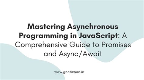 Image result for JavaScript Promises and Async/Await