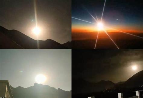 'Huge fireball' falls from sky and crashes into a town in China, pics ...