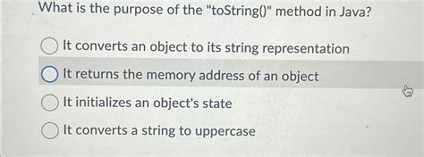 What Is a Tostring Method in Java 的图像结果