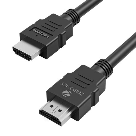 Buy ZEBRONICS HAA1520C HDMI 2.0 Male to Male Cable, 1.5 Meter, 3D ...