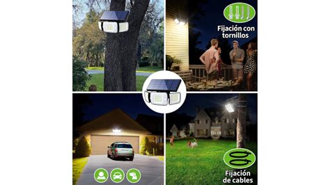 El foco solar ideal para la casa: potente, resistente al agua y con ...