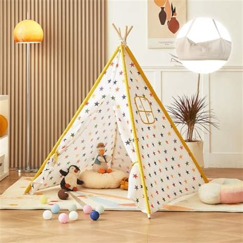 Buy Nyra Decor Portable Teepee Tents With Padded Mat and Cushions Free ...