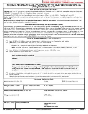 AE Form 215-6A 2014-2026 - Fill and Sign Printable Template Online