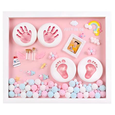 Buy Koochie-Koo Personalized Baby Hand and Footprint Frame Set for ...