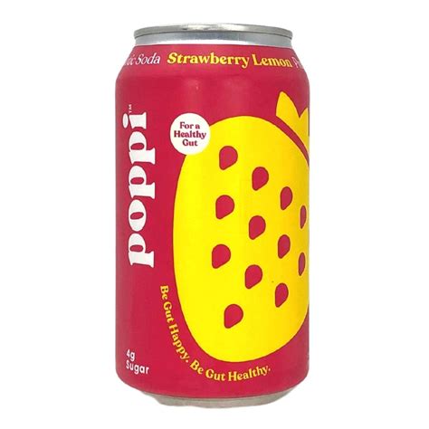 Poppi Prebiotic Soda Strawberry Lemon – So Sweet Canada