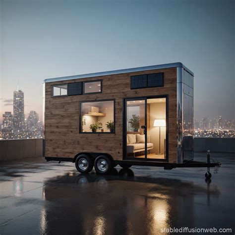 Ultra-Advanced House-Car on Futuristic Rooftop | Stable Diffusion Online