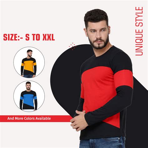 Buy Branded Full Sleeve T-Shirt for Men in India | Combo Offer | Fleximaa