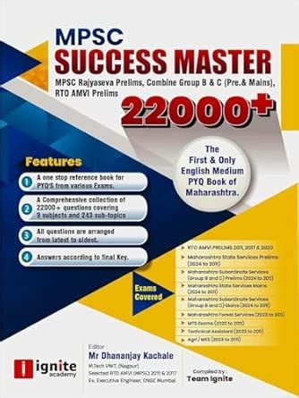 MPSC SUCCESS MASTER 22000+ | MPSC Rajyaseva Prelims, Combine Group B ...