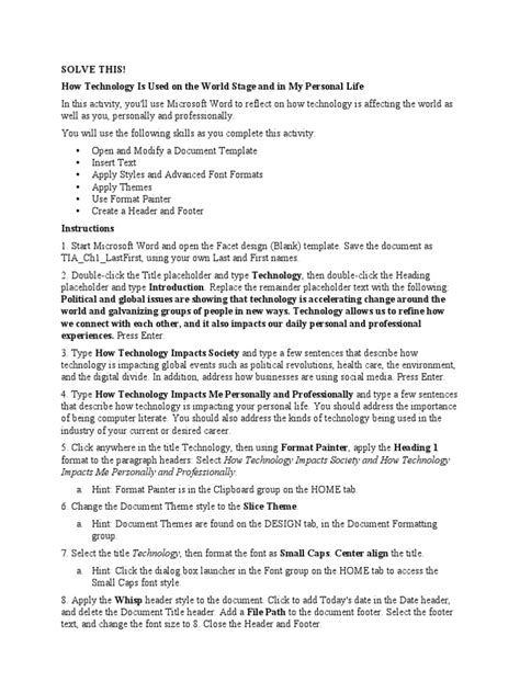 Image result for Microsoft Word Tutorial Activity Sheets