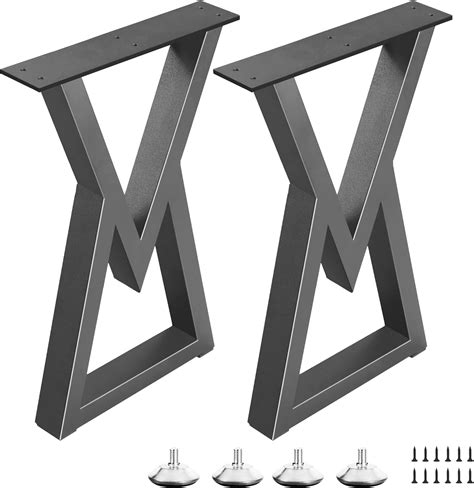 Amazon.com: Y-CFHFC 22 Inch Metal Table Legs Black Iron Coffee & End ...