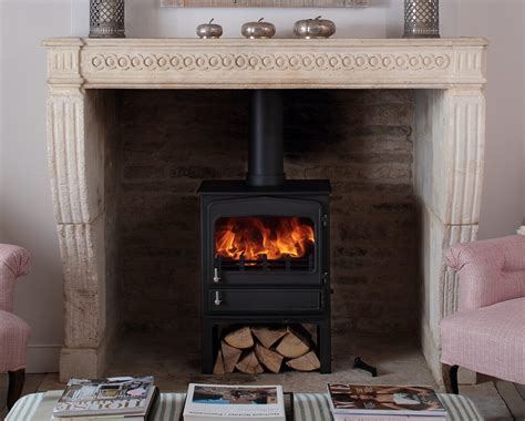 Woodwarm Fireview Eco Vintage 7 Log Store Log Burner - The Cosy Stove ...