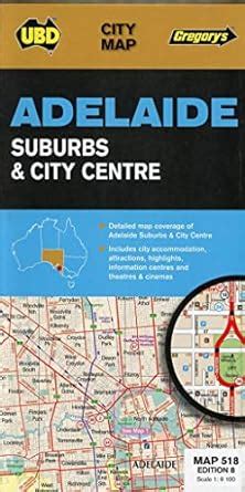 Buy Adelaide Suburbs & City Centre Map 518 8th ed (City Map) Book ...