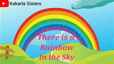 There is a Rainbow in the Sky Rhyme |Nursery Rhyme |Action Rhyme |Pre ...