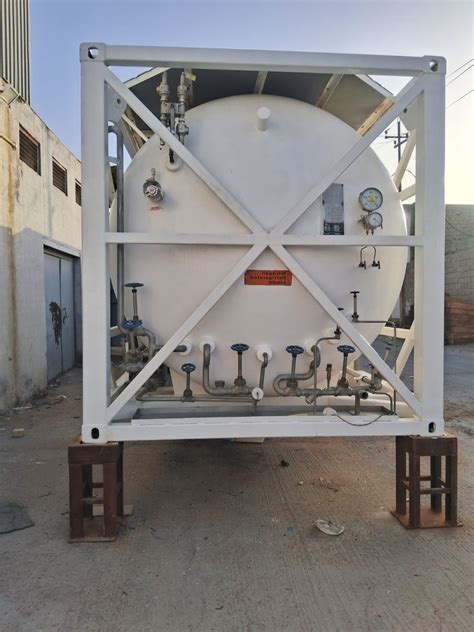 Cryogenic ISO Container The cryogenic ISO container tank has been leak tested, vacuumed and ...