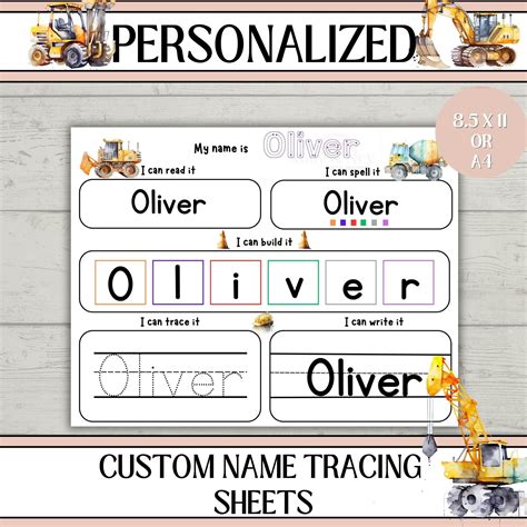 Image result for Custom Name Tracing