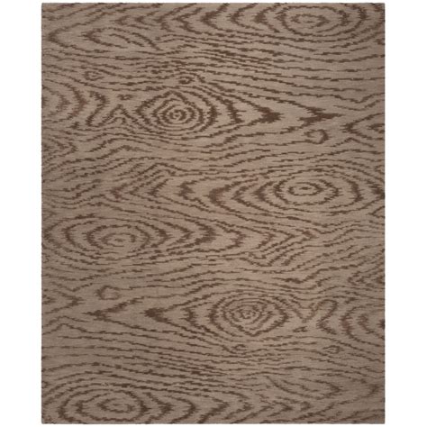 Safavieh Martha Stewart by Faux Bois Silk/ Wool Rug Truffle 2'3" x 10 ...