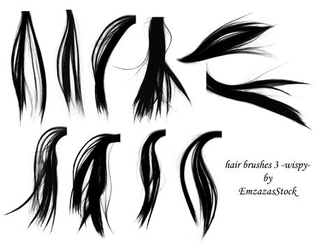 Photoshop Hair Brushes _ Free Photoshop Brushes – YKPHK