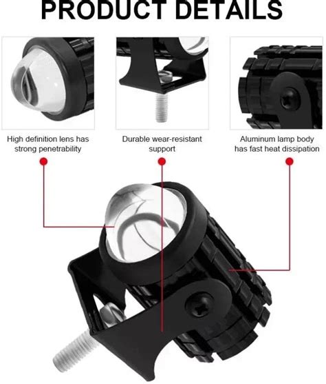 U1 Mini Drive Universal Fog Lamps Mini Driving Lights Fog Lamp Car, Mo ...