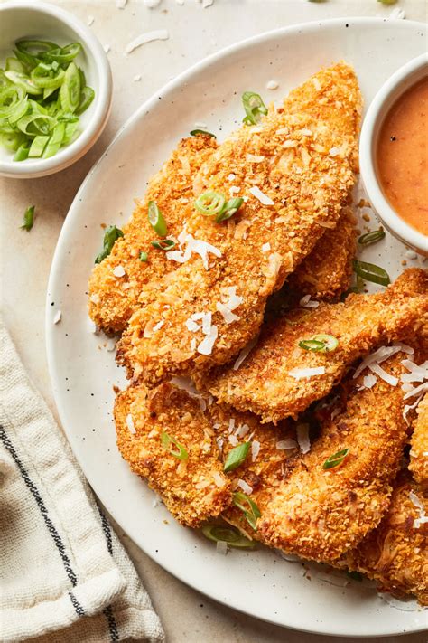 Coconut Chicken Tenders - Simply Whisked