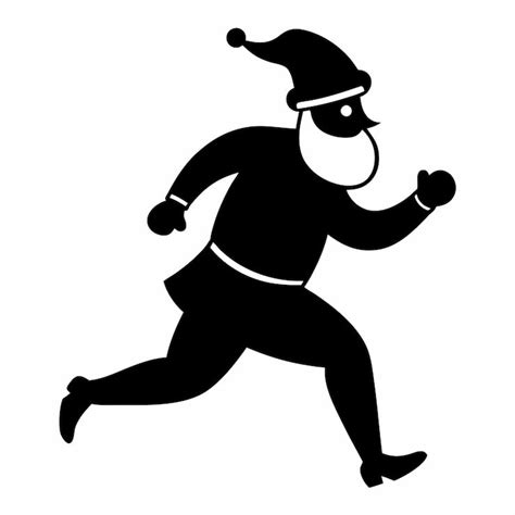 Santa claus run Vectors - Download Free High-Quality Vectors from ...