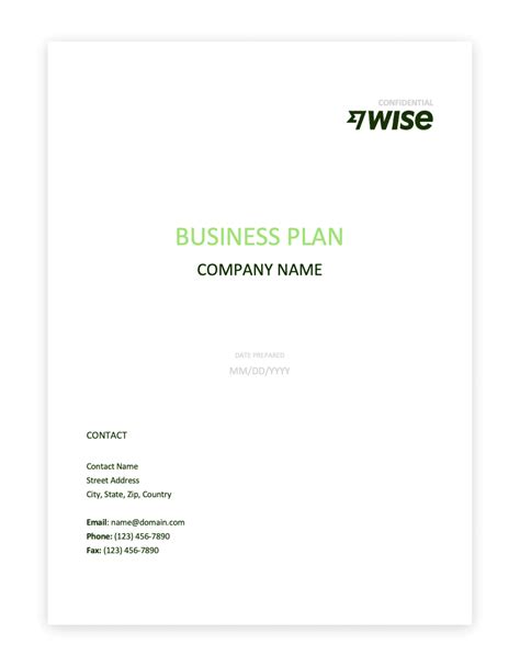 Business Plan Template Free Word Document - Ablebionics