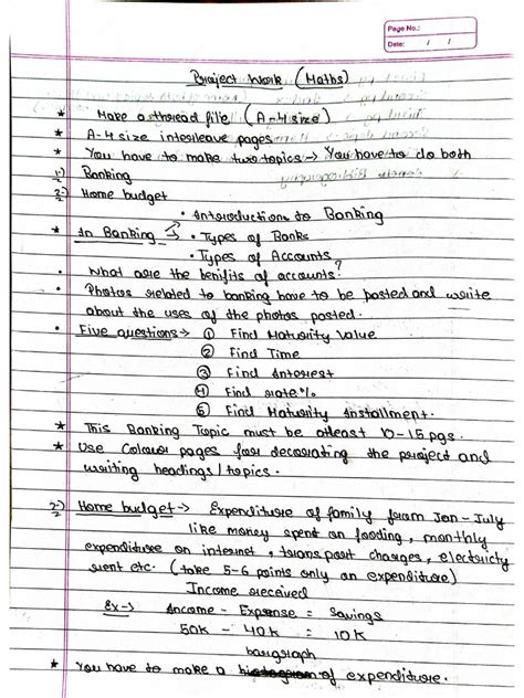 Class 10 Maths Project Files 的图像结果