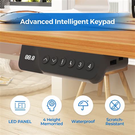 FLEXISPOT Electric Height Adjustable Standing Desk Sit Stand Desk ...