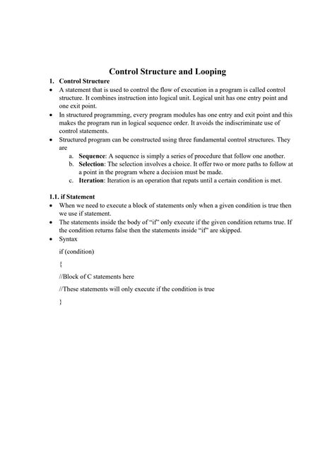 Image result for Looping Control Structure