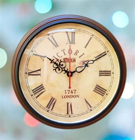 Buy Dynamic Export Wooden Wall Clock Antique Look - 12 Inch Online at ...