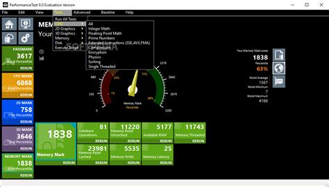 Performance Test 的图像结果