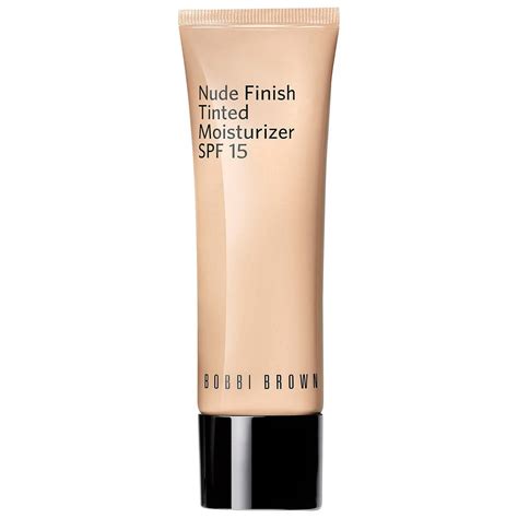 BOBBI BROWN NUDE FINISH TINTED MOISTURIZER SPF 15 (Extra Light Tint ...