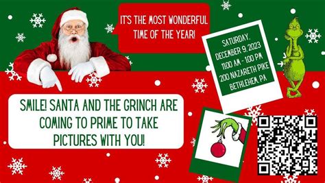 Pictures with Santa and The Grinch!, Prime Martial Arts, Bethlehem, 9 ...