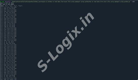 How to Use Python to Fetch Data From a Xlsx File 的图像结果