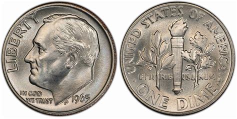 1965 Dime Error List & Value