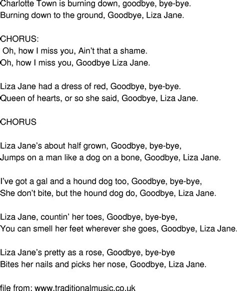 Old-Time Song Lyrics - Charlotte Town Is Burning Down