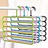 INOVERA (LABEL) 5 Layer Pants Clothes Hanger Wardrobe Storage Organizer ...